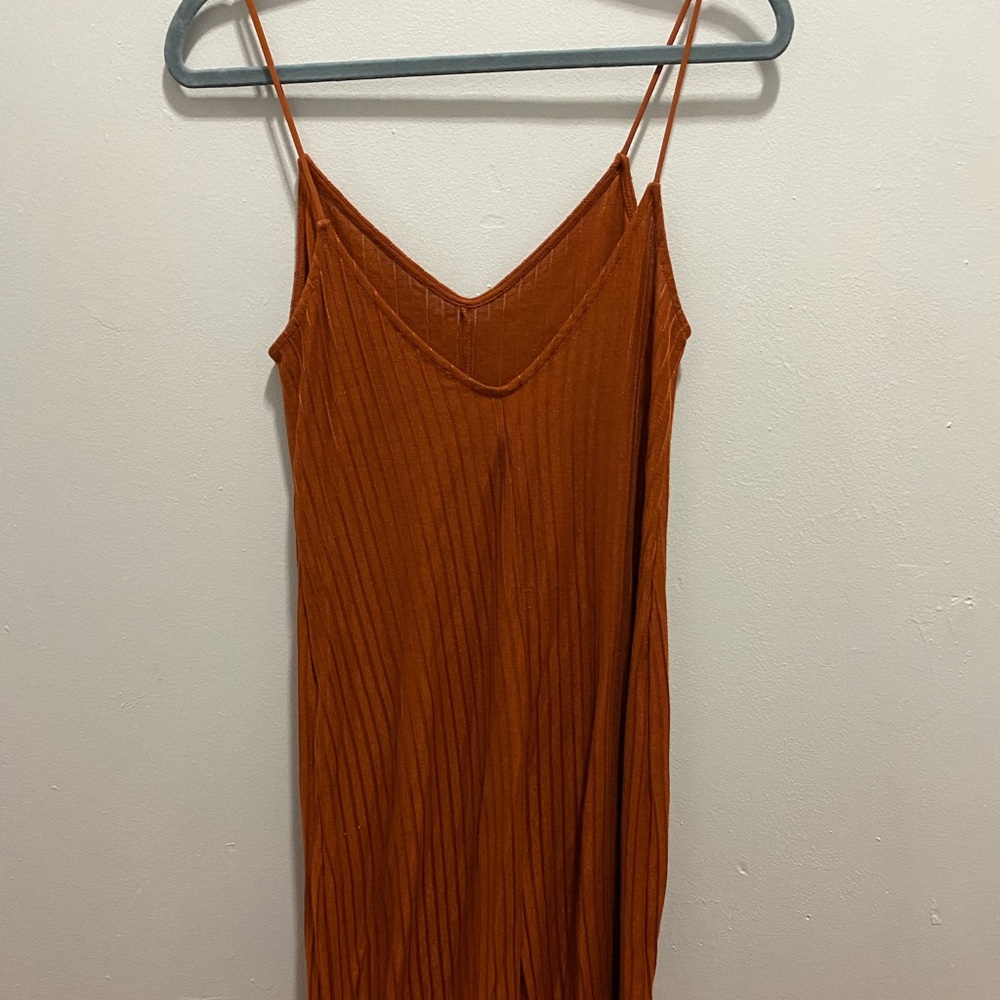 Zara Burnt Orange Jumpsuit